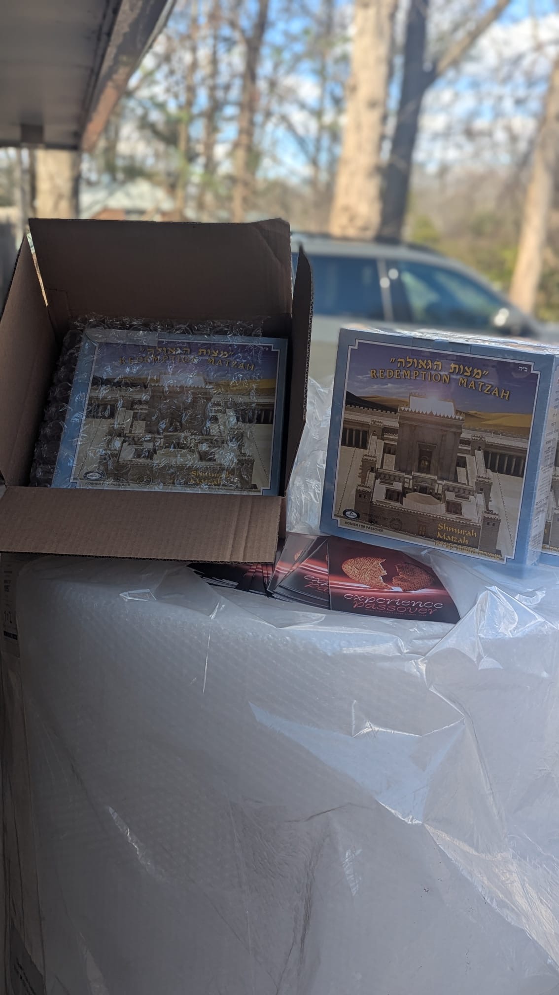 Experience Passover pamphlet included with each matzah box